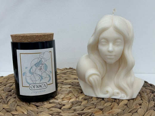 Celebrando il segno dell'Aquario: una candela per l'innovazione e l'indipendenza