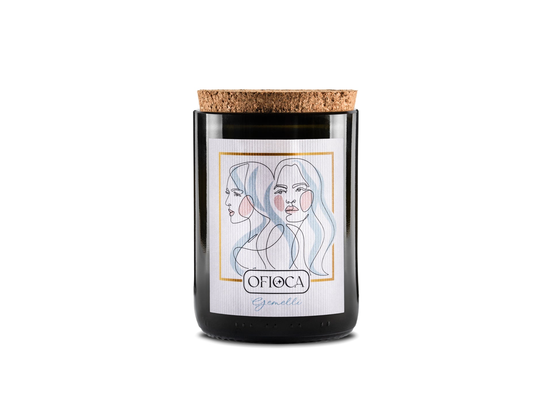 Candela profumata in vasetto - Gemelli